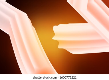 Dark Red vector abstract bright template. Colorful abstract illustration with gradient. Smart design for your work.