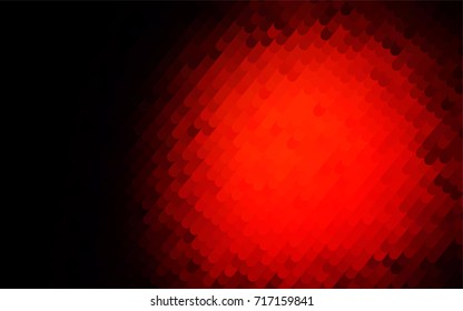 Dark Red vector abstract cambered pattern. Shining illustration, which consist of curved lines. Brand-new style for your business design.