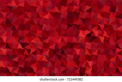 Dark Red vector abstract cambered template. Colorful abstract illustration with gradient crooked lines. Brand-new style for your business design.