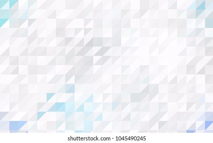 Dark Red vector abstract colorful background, which consist of triangles. Pattern with colored triangles on white background.