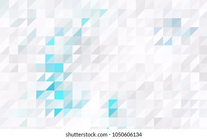 Dark Red vector abstract colorful background, which consist of triangles. Pattern with colored triangles on white background.