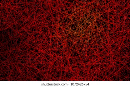 Dark Red vector abstract colorful background, which consist of triangles. Pattern with colored triangles on white background.