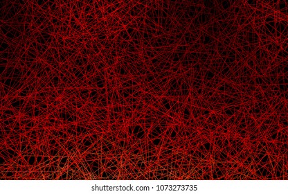 Dark Red vector abstract colorful background, which consist of triangles. Pattern with colored triangles on white background.