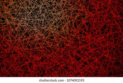 Dark Red vector abstract colorful background, which consist of triangles. Pattern with colored triangles on white background.