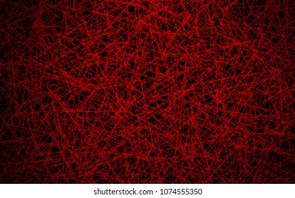 Dark Red vector abstract colorful background, which consist of triangles. Pattern with colored triangles on white background.