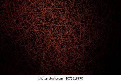 Dark Red vector abstract colorful background, which consist of triangles. Pattern with colored triangles on white background.