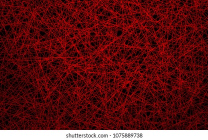 Dark Red vector abstract colorful background, which consist of triangles. Pattern with colored triangles on white background.