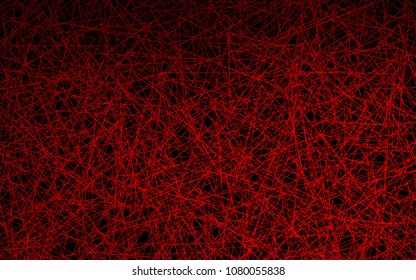 Dark Red vector abstract colorful background, which consist of triangles. Pattern with colored triangles on white background.