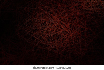 Dark Red vector abstract colorful background, which consist of triangles. Pattern with colored triangles on white background.