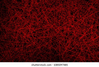 Dark Red vector abstract colorful background, which consist of triangles. Pattern with colored triangles on white background.
