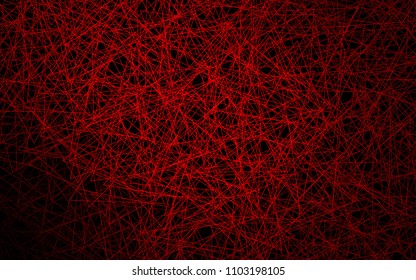 Dark Red vector abstract colorful background, which consist of triangles. Pattern with colored triangles on white background.