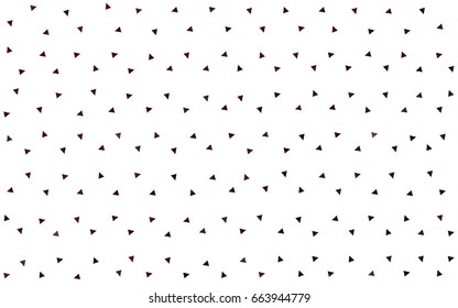Dark Red vector abstract colorful background, which consist of triangles. Pattern with colored triangles on white background.