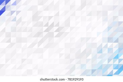Dark Red vector abstract colorful background, which consist of triangles. Pattern with colored triangles on white background.