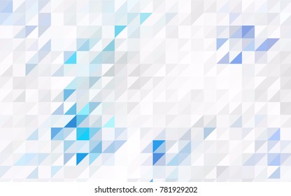 Dark Red vector abstract colorful background, which consist of triangles. Pattern with colored triangles on white background.