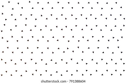 Dark Red vector abstract colorful background, which consist of triangles. Pattern with colored triangles on white background.