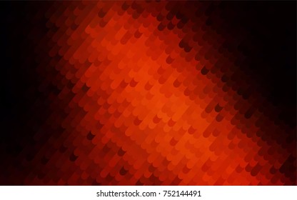 Dark Red vector abstract curved template. Colorful abstract illustration with gradient crooked lines. The template can be used as a background for cell phones.