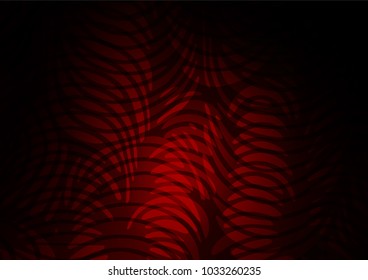 Dark Red vector abstract doodle pattern. Blurred decorative design in Indian style with Zen tangles. The doodle design can be used for your web site.