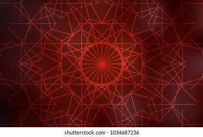Dark Red vector abstract doodle wallpaper. Shining colored illustration with childish doodles in Arabic style. The pattern can be used for wallpapers and coloring books.