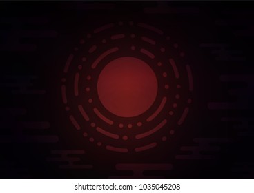 Dark Red vector abstract doodle texture. Shining colored illustration with doodles in Zen tangle style. Brand-new style for your business design.