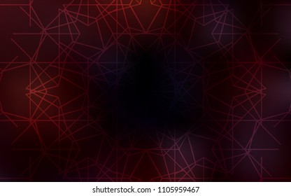 Dark Red vector abstract doodle pattern. Childish elegant natural pattern with gradient. The pattern can be used for coloring books and pages for kids.
