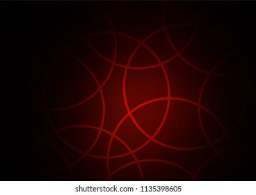 Dark Red vector abstract doodle texture. Doodles on blurred abstract background with gradient. The doodle design can be used for your web site.