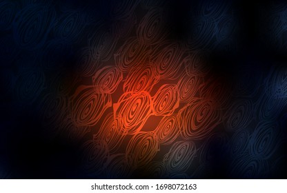 Dark Red vector abstract doodle template. Creative illustration in blurred style with roses. The pattern can be used for heads of websites and designs.