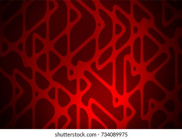 Dark Red vector abstract doodle pattern. An elegant bright illustration with lines in Natural style. The textured pattern can be used for website.