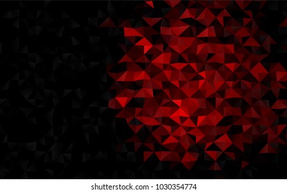 Dark Red vector abstract mosaic background. An elegant bright illustration with gradient. The textured pattern can be used for background.