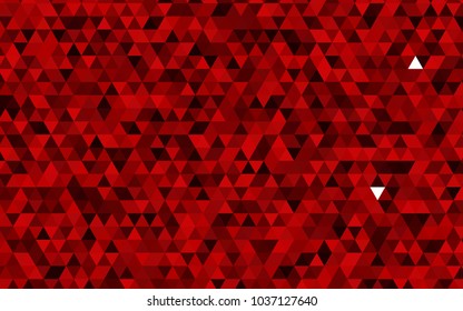 Dark Red vector abstract mosaic background. Modern geometrical abstract illustration with gradient. Brand-new design for your business.