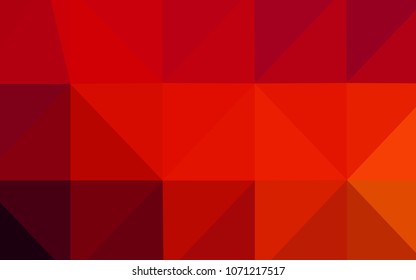 Dark Red vector abstract mosaic backdrop. Glitter abstract illustration with an elegant design. That pattern can be used as a part of a brand book.