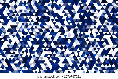 Dark Red vector abstract mosaic template. Shining illustration, which consist of triangles. A completely new template for your business design.