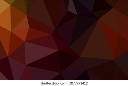 Dark Red vector abstract mosaic backdrop. Shining colored illustration in a new style. Brand-new design for your business.