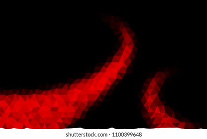 Dark Red vector abstract mosaic template. Brand new colored illustration in blurry style with gradient. A new texture for your design.