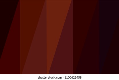 Dark Red vector abstract mosaic background. Colorful abstract illustration with gradient. The template for cell phone's backgrounds.