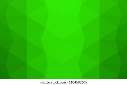 Dark Red vector abstract mosaic backdrop. Modern geometrical abstract illustration with gradient. The best triangular design for your business.