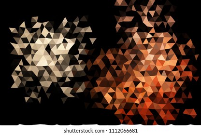 Dark Red vector abstract mosaic template. Brand new colored illustration in blurry style with gradient. Brand new style for your business design.