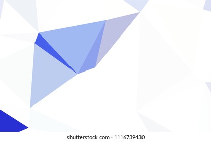 Dark Red vector abstract mosaic backdrop. Colorful illustration in polygonal style with gradient. Completely new template for your banner.