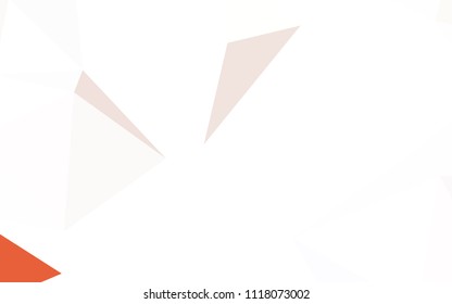 Dark Red vector abstract mosaic background. A sample with polygonal shapes. A completely new design for your leaflet.