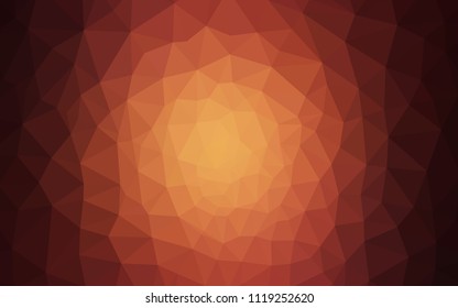 Dark Red vector abstract mosaic pattern. A completely new color illustration in a polygonal style. A new texture for your web site.