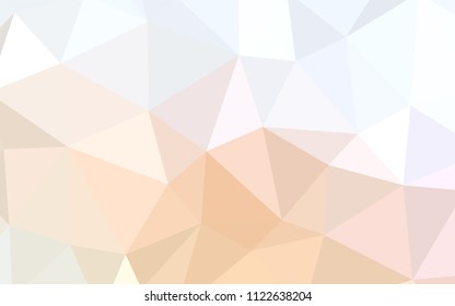 Dark Red vector abstract mosaic backdrop. Shining polygonal illustration, which consist of triangles. Best triangular design for your business.