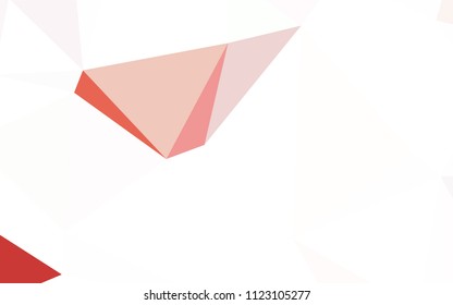 Dark Red vector abstract mosaic background. Creative geometric illustration in Origami style with gradient. Brand new design for your business.