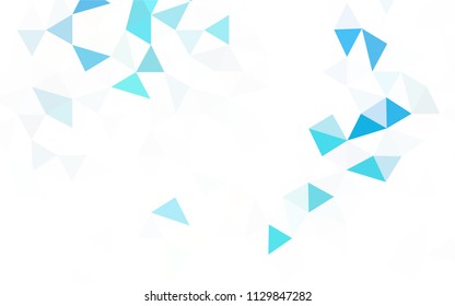 Dark Red vector abstract mosaic background. Geometric illustration in Origami style with gradient.  Brand new style for your business design.