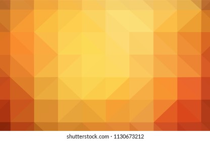Dark Red vector abstract mosaic background. Elegant bright polygonal illustration with gradient. Triangular pattern for your design.