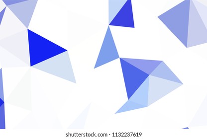 Dark Red vector abstract mosaic backdrop. Elegant bright polygonal illustration with gradient. A new texture for your web site.