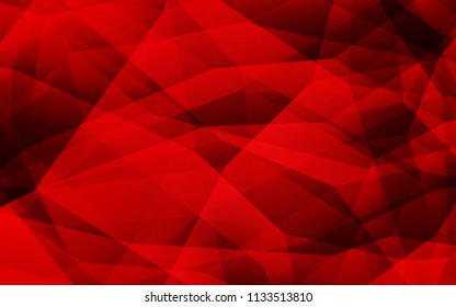 Dark Red vector abstract mosaic background. Modern abstract illustration with triangles. Polygonal design for your web site.