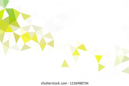 Dark Red vector abstract mosaic pattern. Modern abstract illustration with triangles. A completely new design for your leaflet.