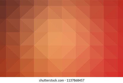 Dark Red vector abstract mosaic backdrop. Polygonal abstract illustration with gradient. Polygonal design for your web site.