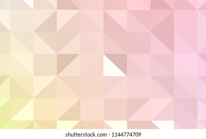 Dark Red vector abstract mosaic pattern. Colorful abstract illustration with triangles. A new texture for your web site.