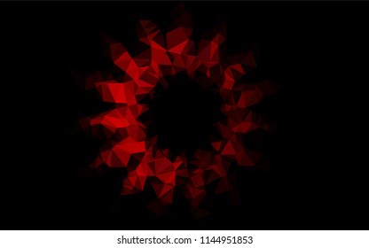 Dark Red vector abstract mosaic background. Brand new colored illustration in blurry style with gradient. The completely new template can be used for your brand book.