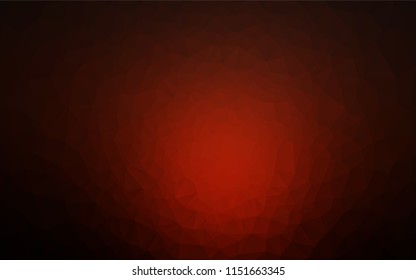 Dark Red vector abstract mosaic background. An elegant bright illustration with gradient. A new texture for your design.